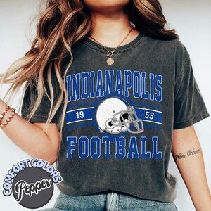 Indianapolis Football Old School Look Comfort Colors T-Shirt 159